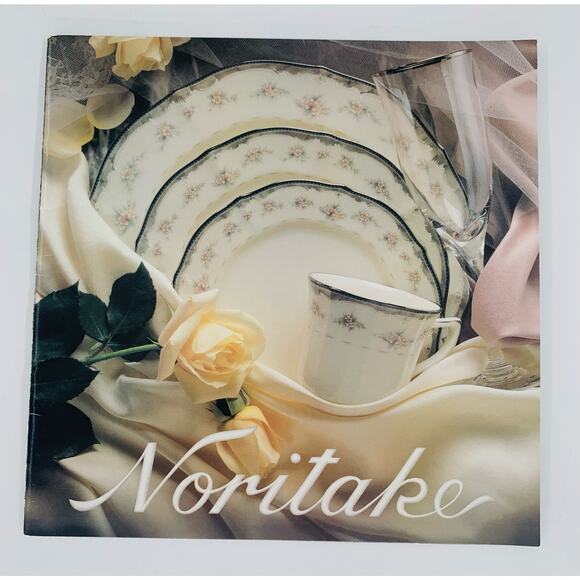 Noritake Catalog Flyer China Patterns Glassware Booklet 1990's Care And Handling - Picture 5 of 5